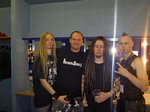 Dave with Leo, Mortiis and Asmund of Mortiis band